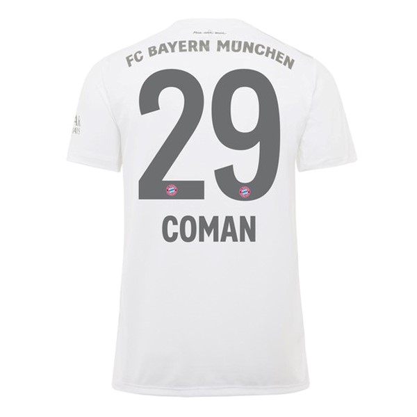 Camiseta Bayern Munich NO.29 Coman Segunda equipo 2019-20 Blanco